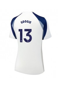 Tottenham Hotspur Destiny Udogie #13 Voetbaltruitje Thuis tenue Dames 2025-26 Korte Mouw